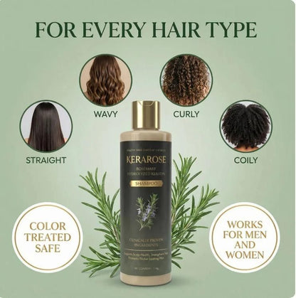 Rosemary Hair Growth Shampoo with Hydrolyzed Keratin 114gm Each (Pack of 2)