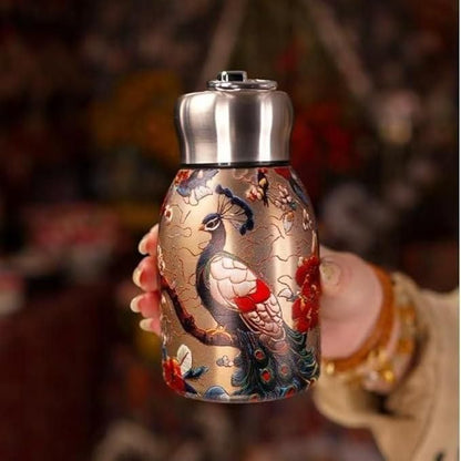 Hot & Cold Stainless Steel Vacuum Bottle  300ml (Multi Design)